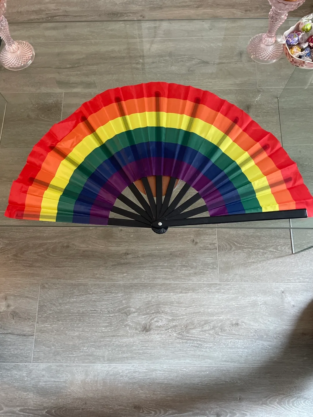 Rainbow Pride Handheld Fan thumbnail
