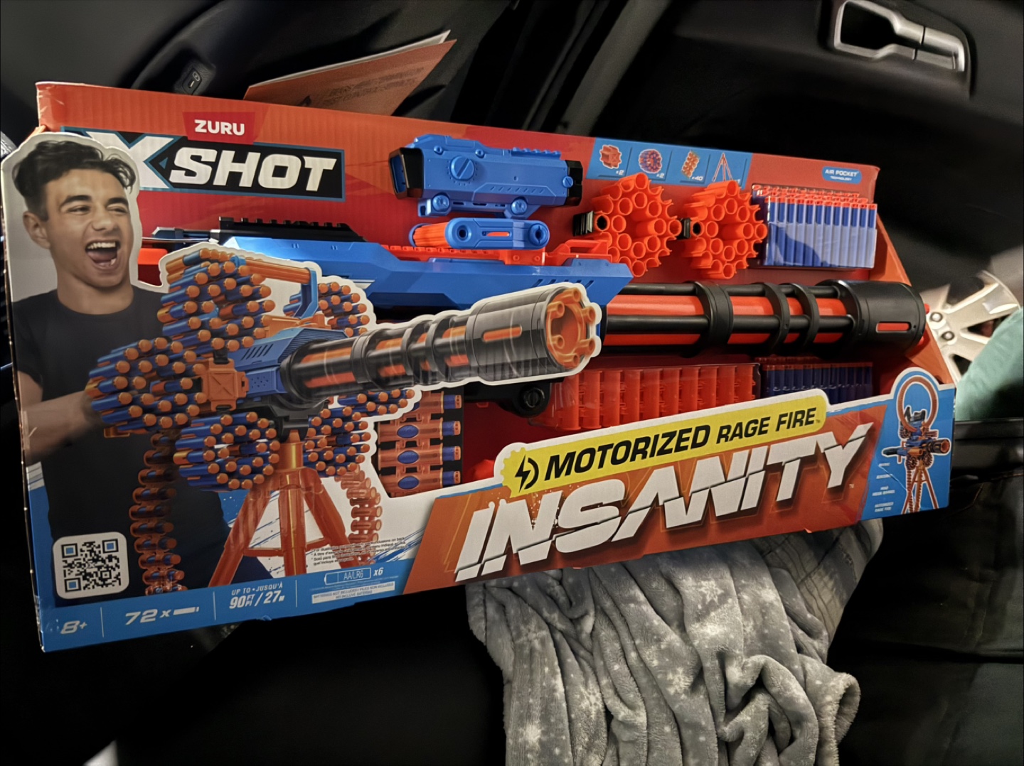 Zuru X-Shot Insanity Motorized Rage Fire Toy Blaster