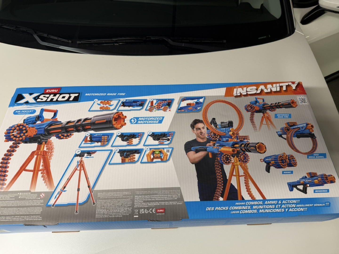 Zuru X-Shot Insanity Motorized Rage Fire Toy Blaster - photo 2
