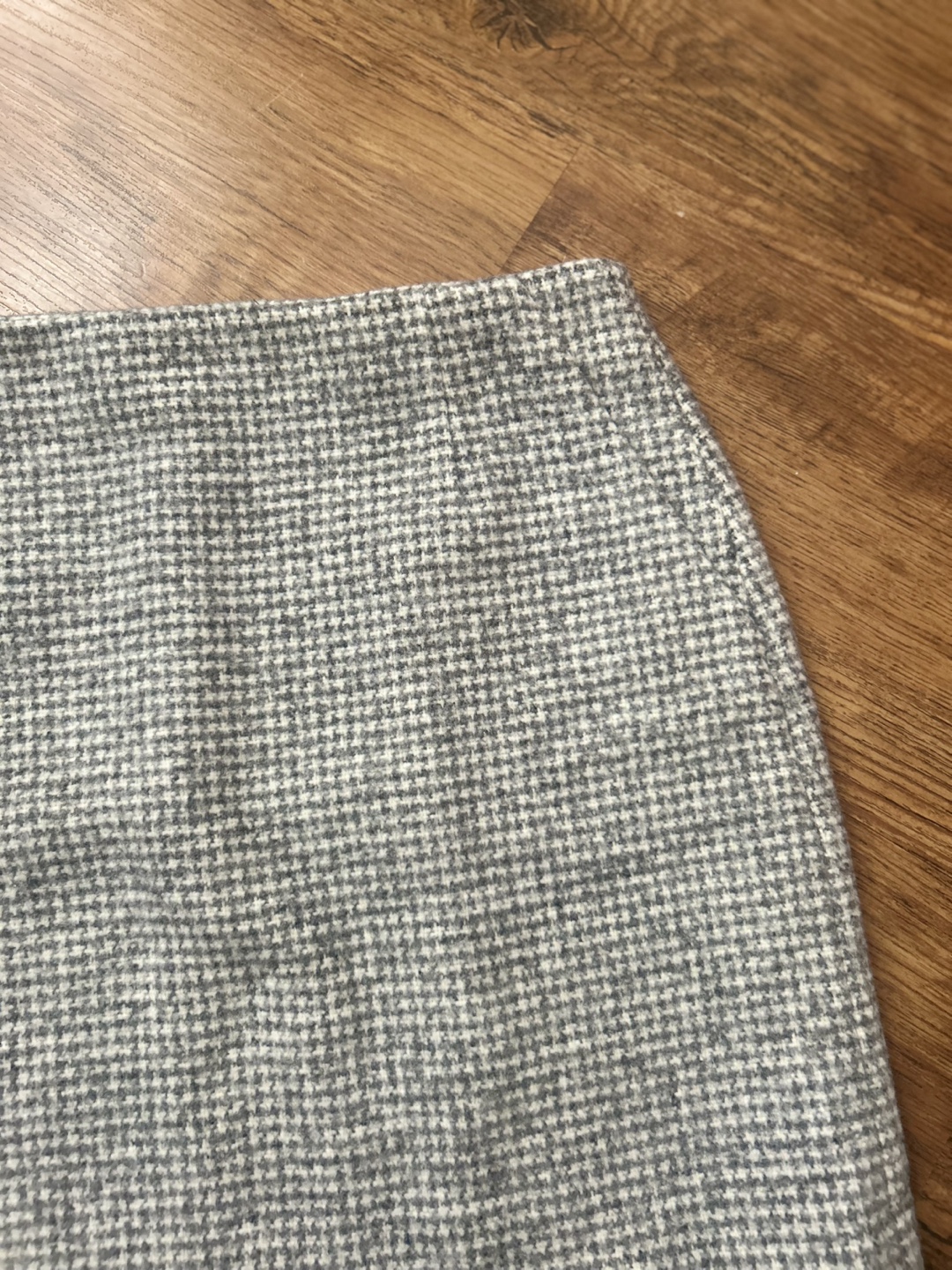 UNIQLO Grey Houndstooth Mini Skirt - photo 2
