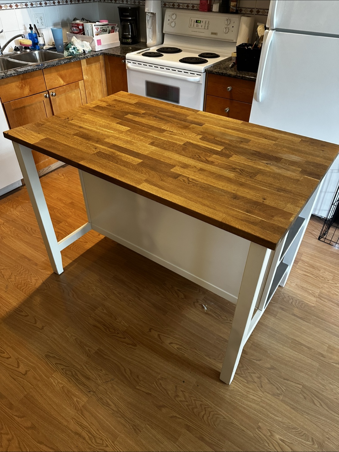 Kitchen Island with Butcher Block Top - photo 5