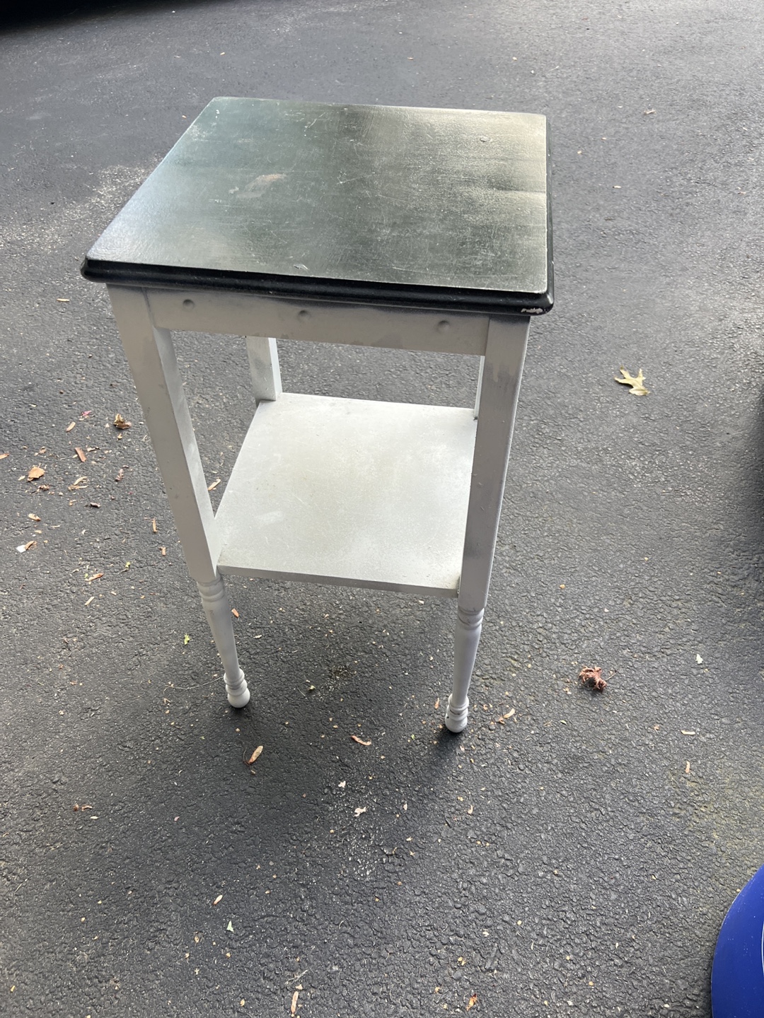 Small painted end table