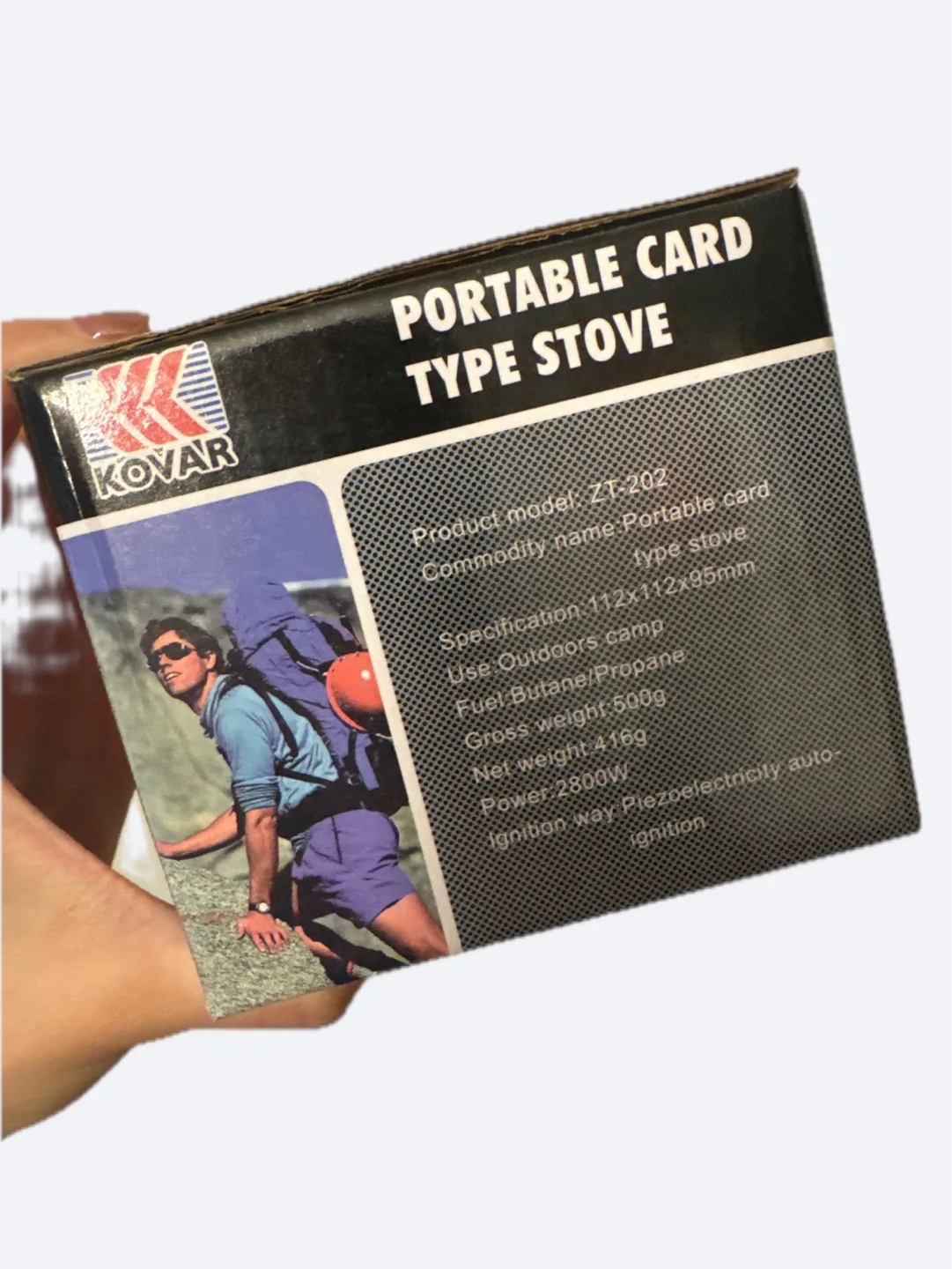 Kovar ZT-202 Portable Card Type Stove image indicator(2)