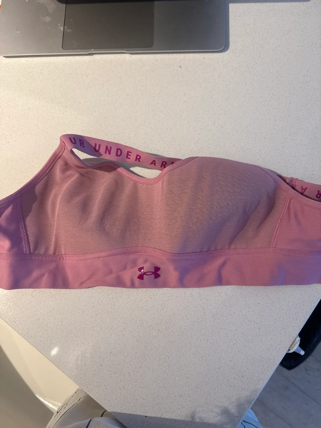 Under Armour HeatGear Fitted Sports Bra - Size Small thumbnail