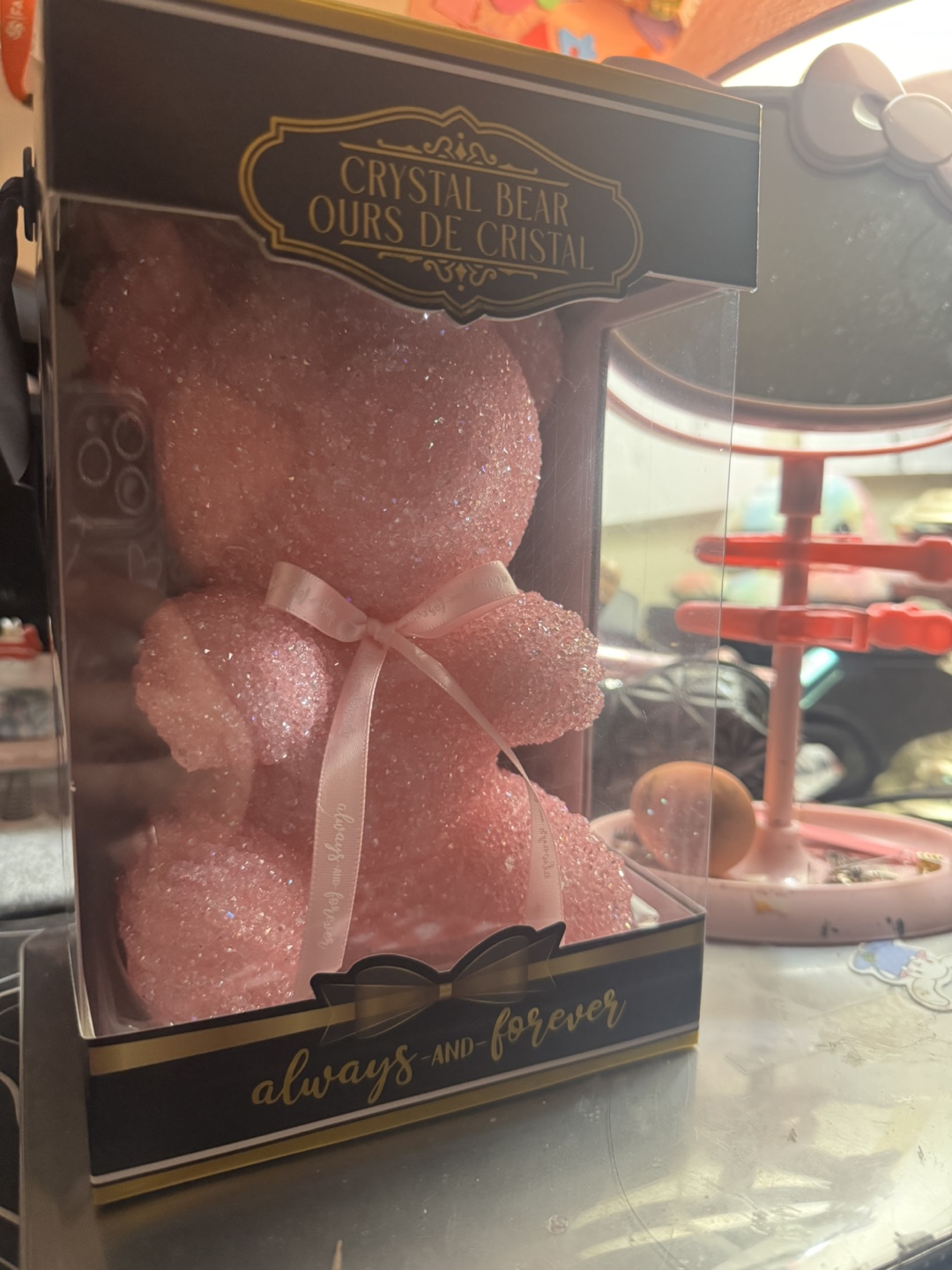 Pink Crystal Bear Figurine - Always and Forever - photo 2