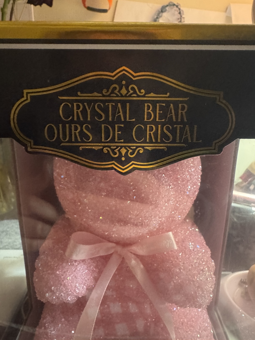 Pink Crystal Bear Figurine - Always and Forever - photo 3