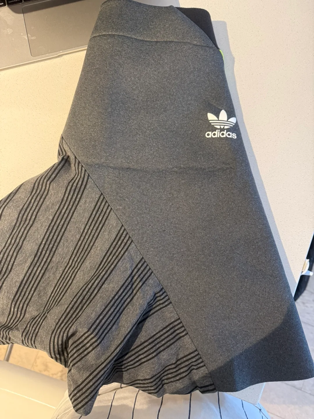 Adidas Women's Grey & Lime Green Skirt thumbnail