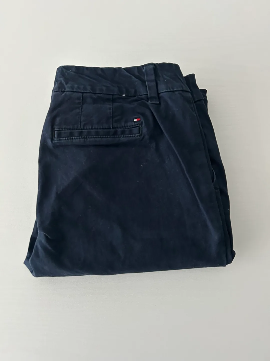 Tommy Hilfiger Women's Navy Blue Chino Trousers thumbnail
