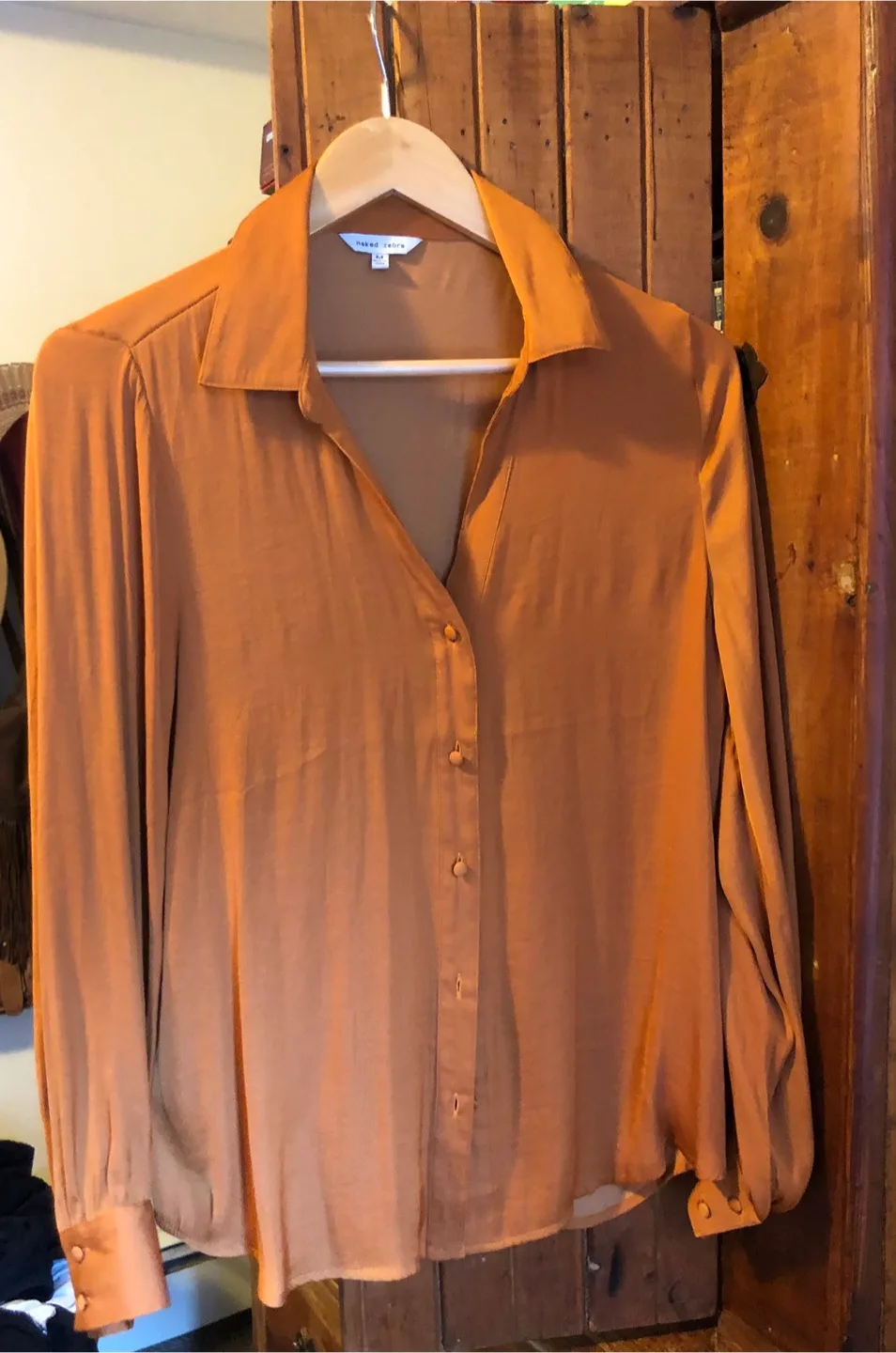 Naked Zebra Mustard Blouse thumbnail
