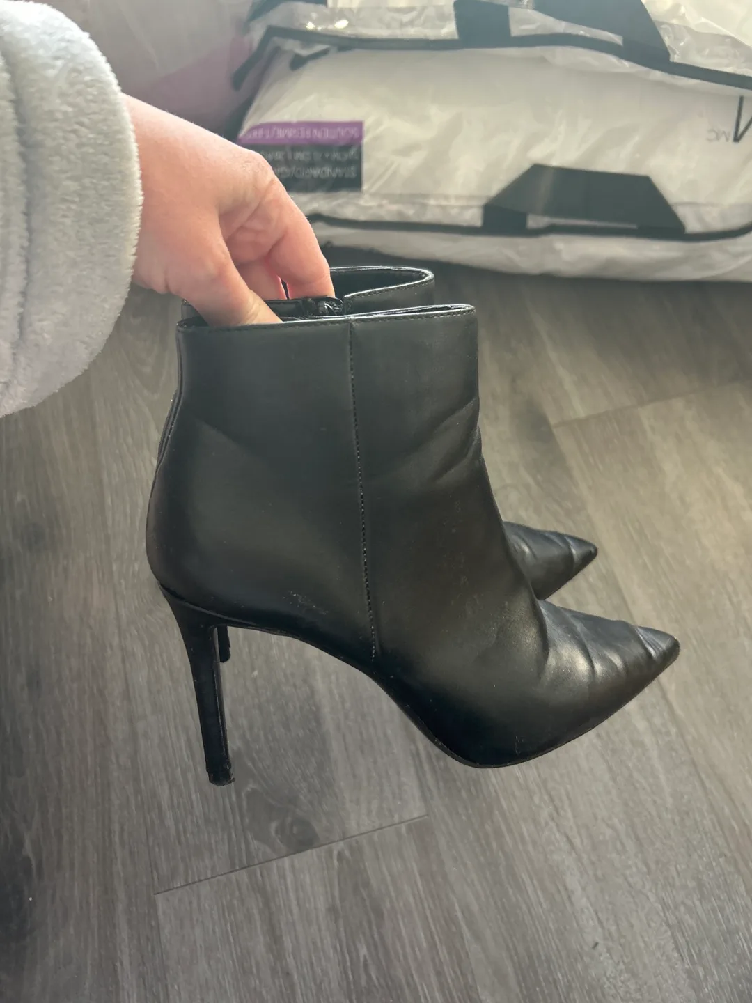 Black Stiletto Ankle Boots thumbnail