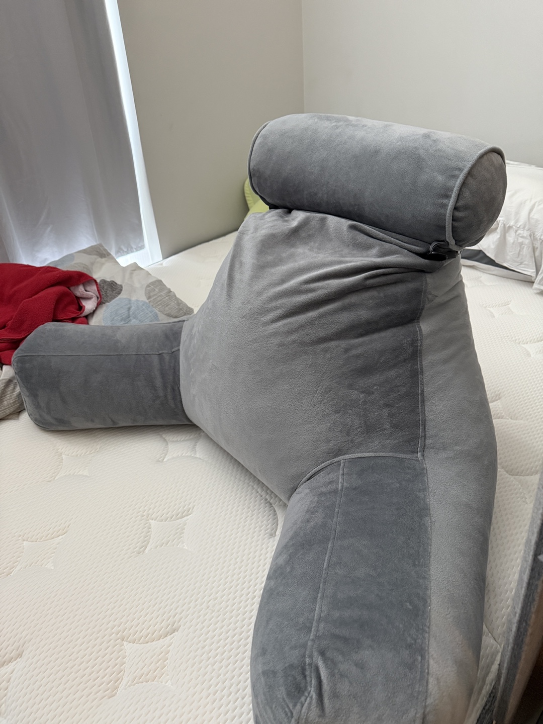 Grey Bed Wedge Pillow - photo 2
