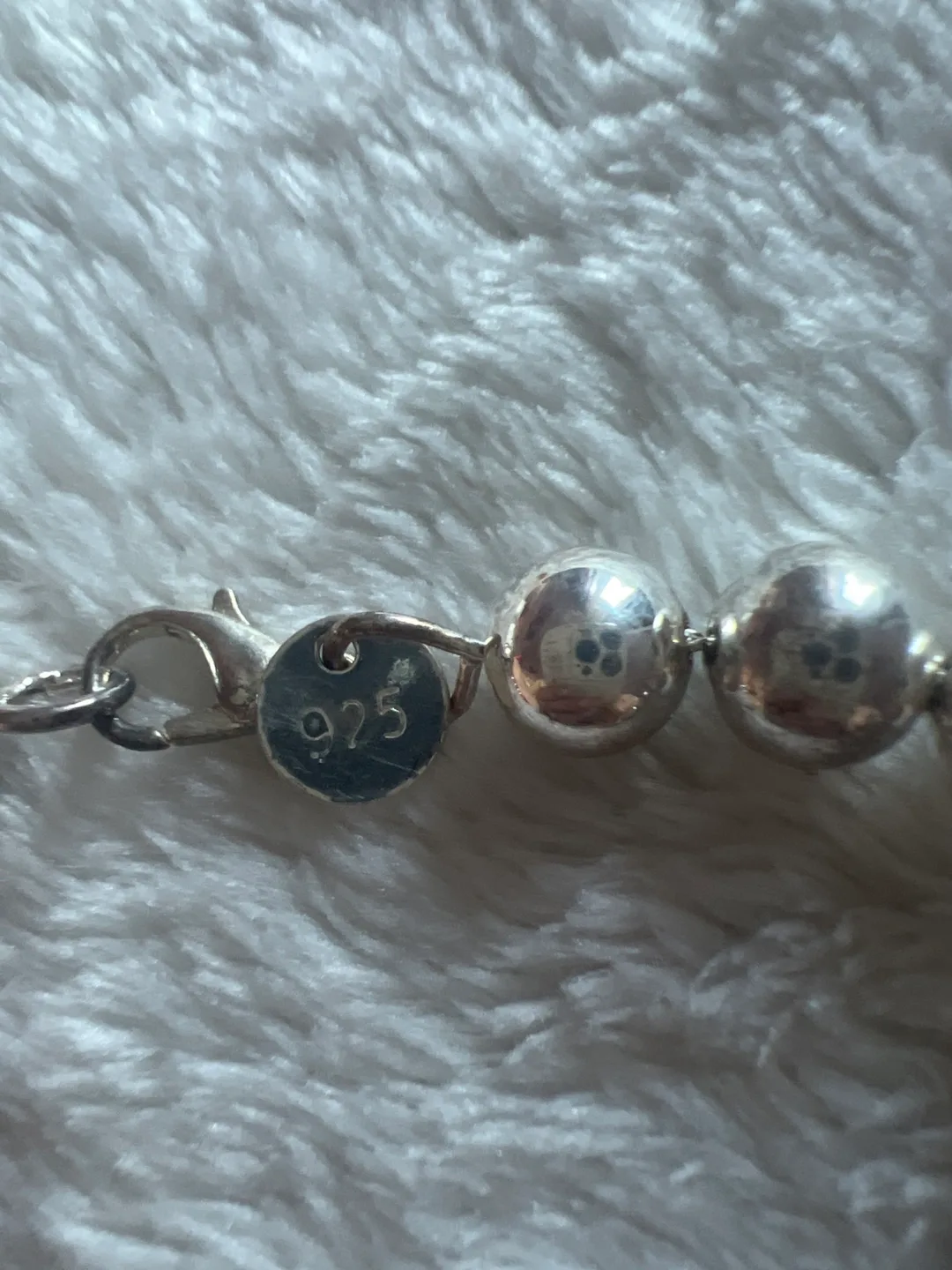 Silver Beaded Necklace image indicator(2)