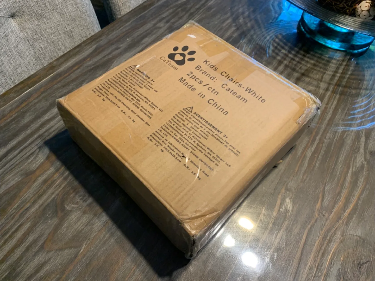 Set of 2 Kids Wooden Stools - White Top, Natural Legs image indicator(10)