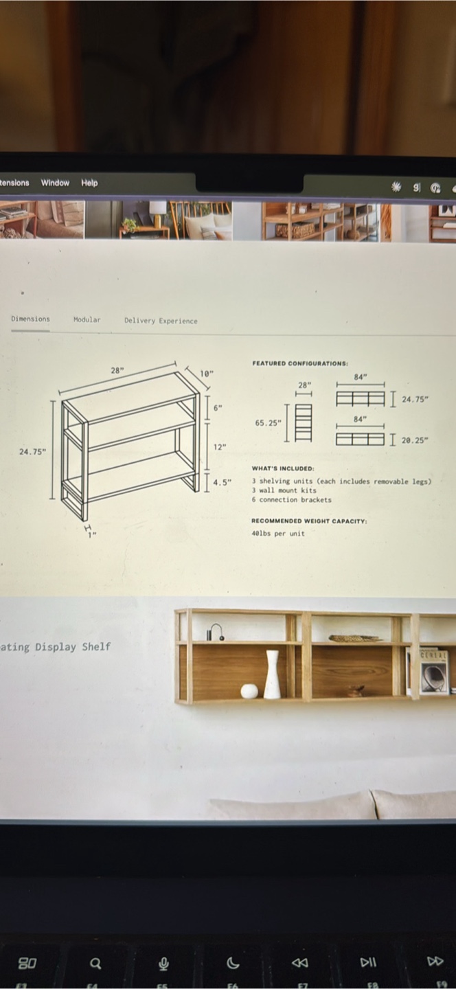 NUMI - Nara Wood Modular Shelf - 3 Units - photo 4