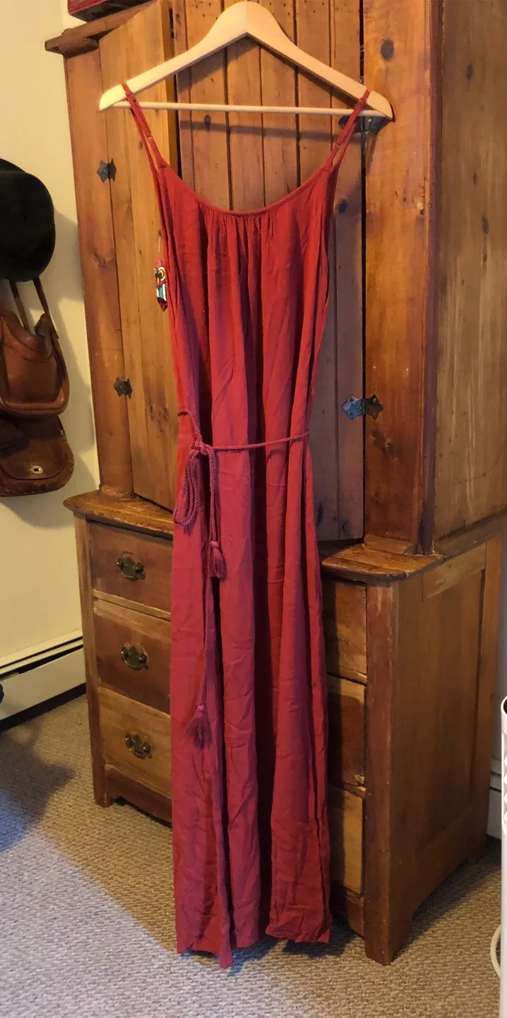 Burnt Orange Maxi Dress thumbnail
