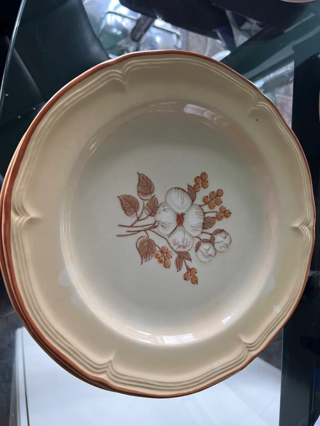 Vintage International Charlene Stoneware Dinner Plates image indicator(4)