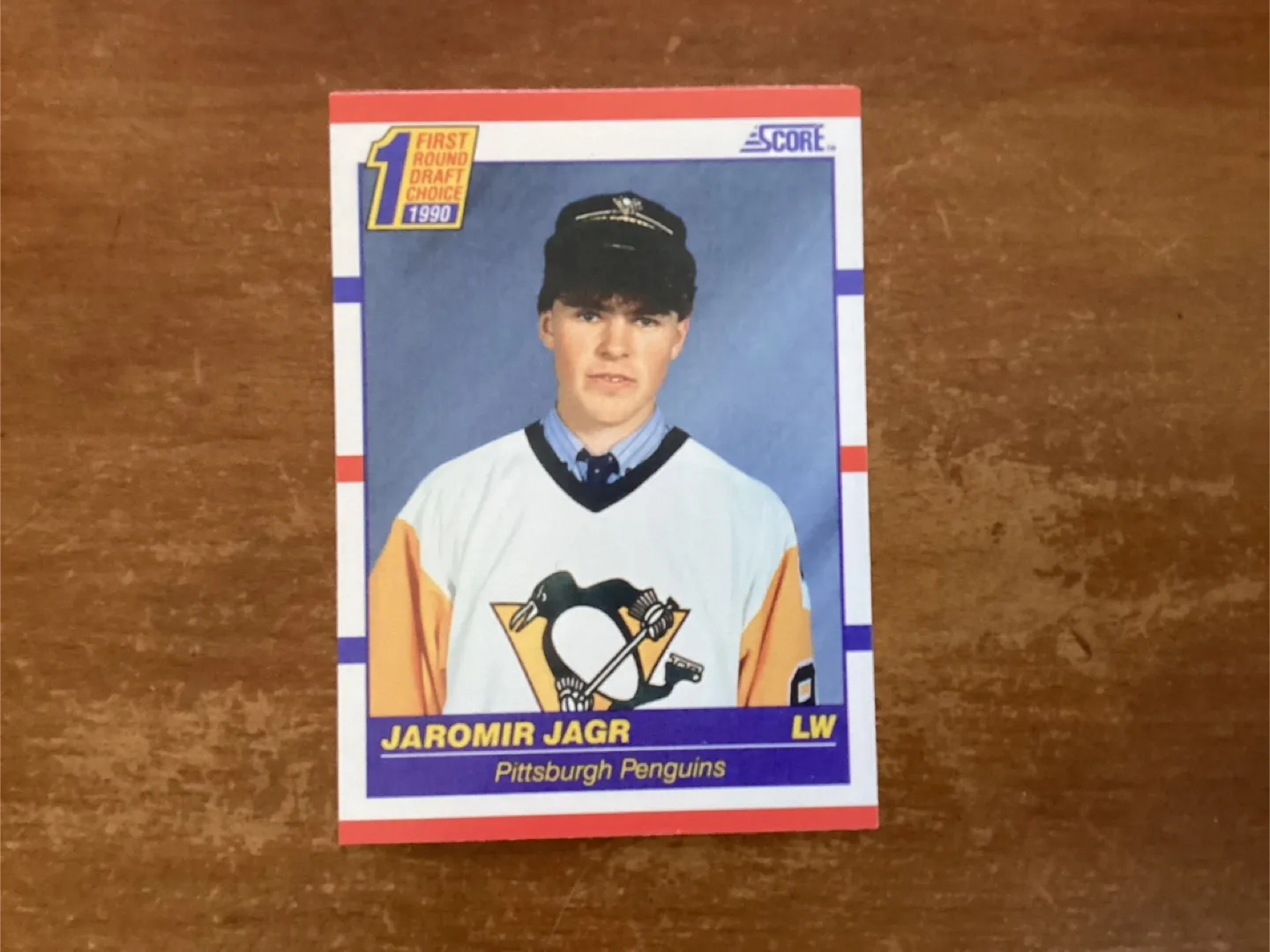 1990-91 SCORE Jaromir Jagr Rookie Card # 428 thumbnail