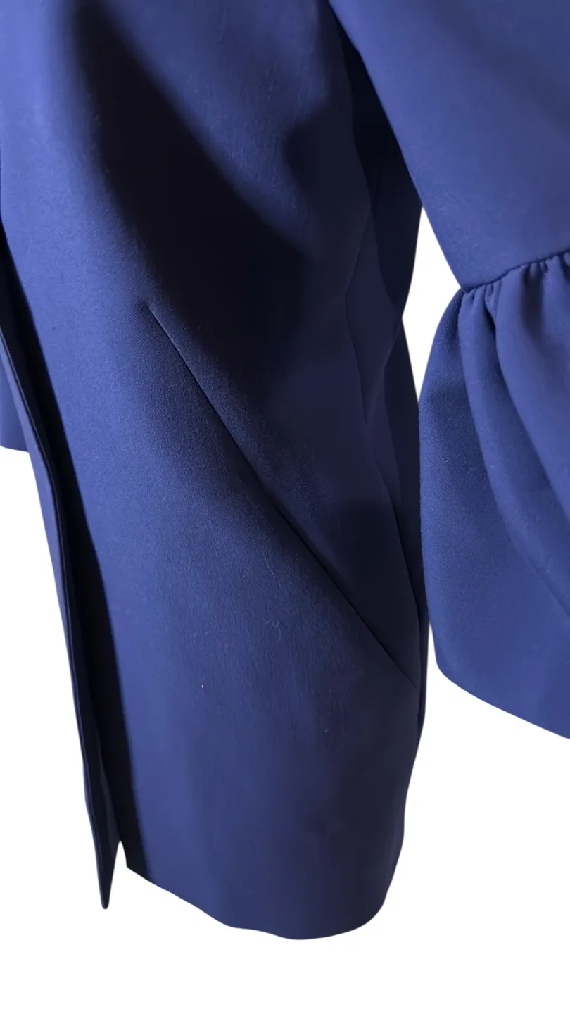 Gorgeous Cobalt Blue Bell Sleeve Coat image indicator(5)