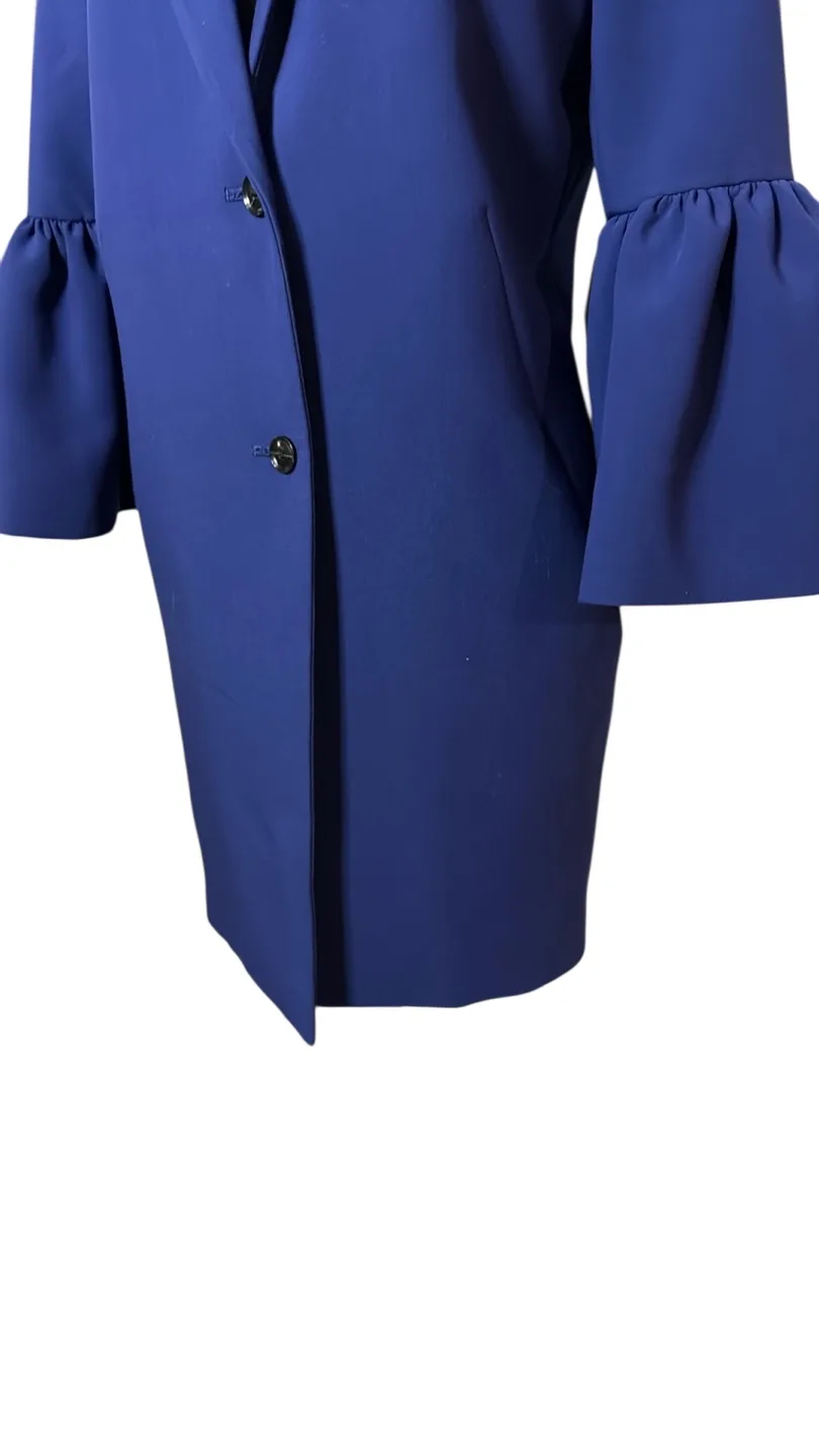 Gorgeous Cobalt Blue Bell Sleeve Coat image indicator(4)