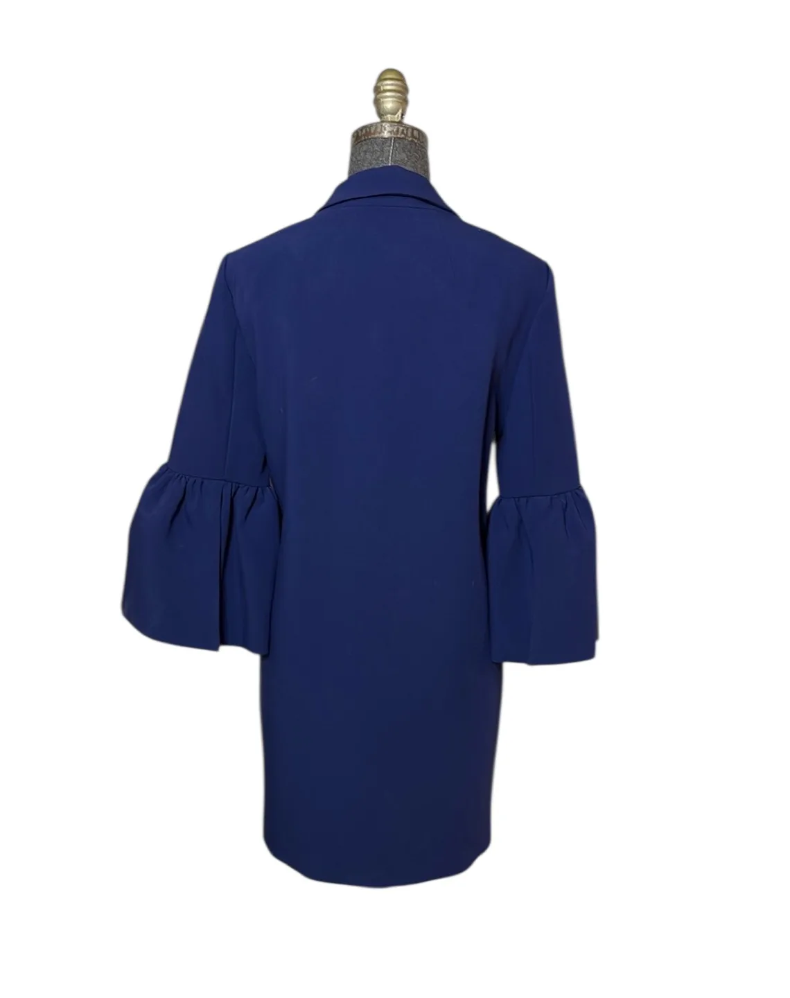 Gorgeous Cobalt Blue Bell Sleeve Coat image indicator(2)