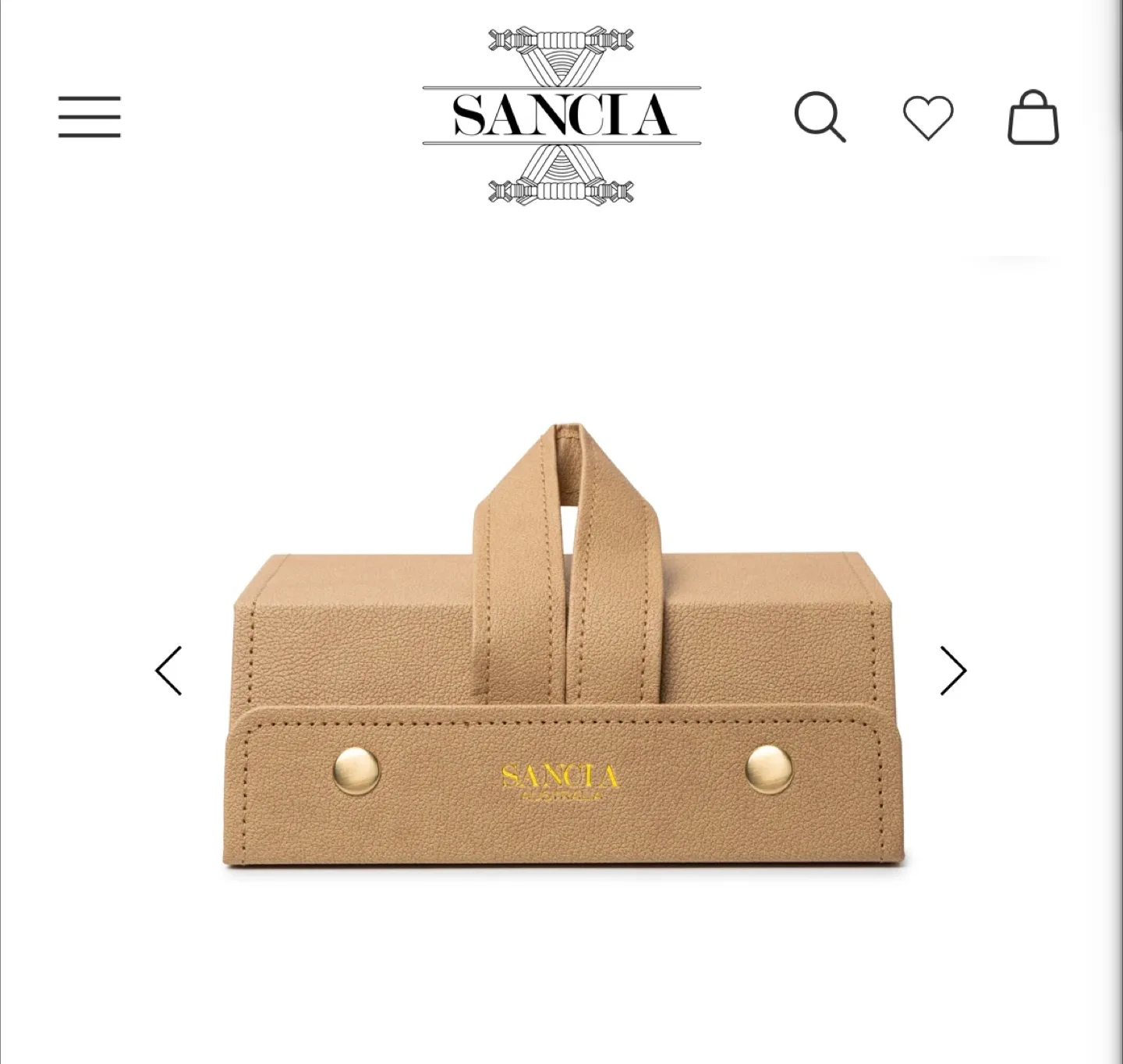 ✨✨Sancia Sunglasses Case - Beige image indicator(2)
