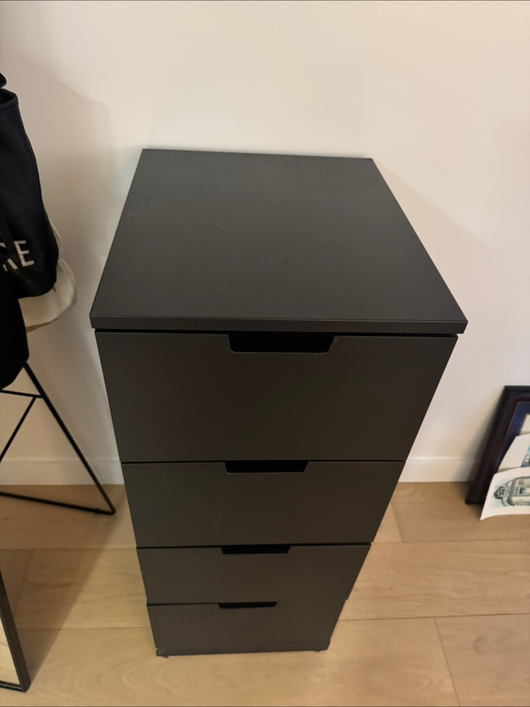 IKEA black 4-Drawer Chest - photo 2