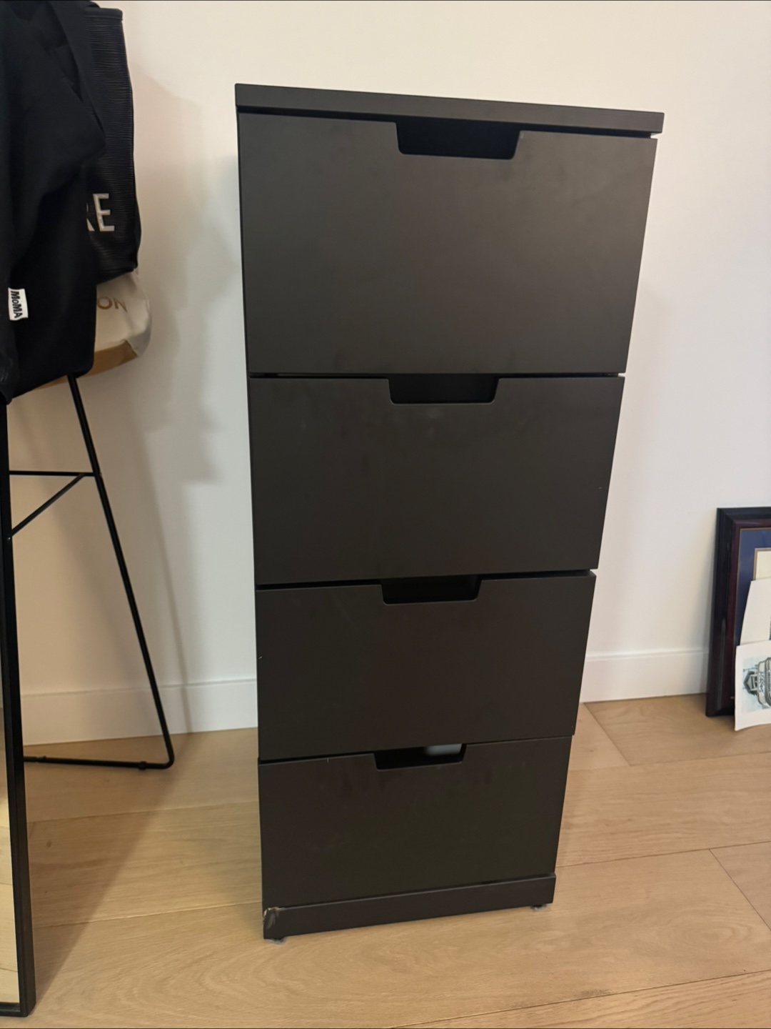 IKEA black 4-Drawer Chest