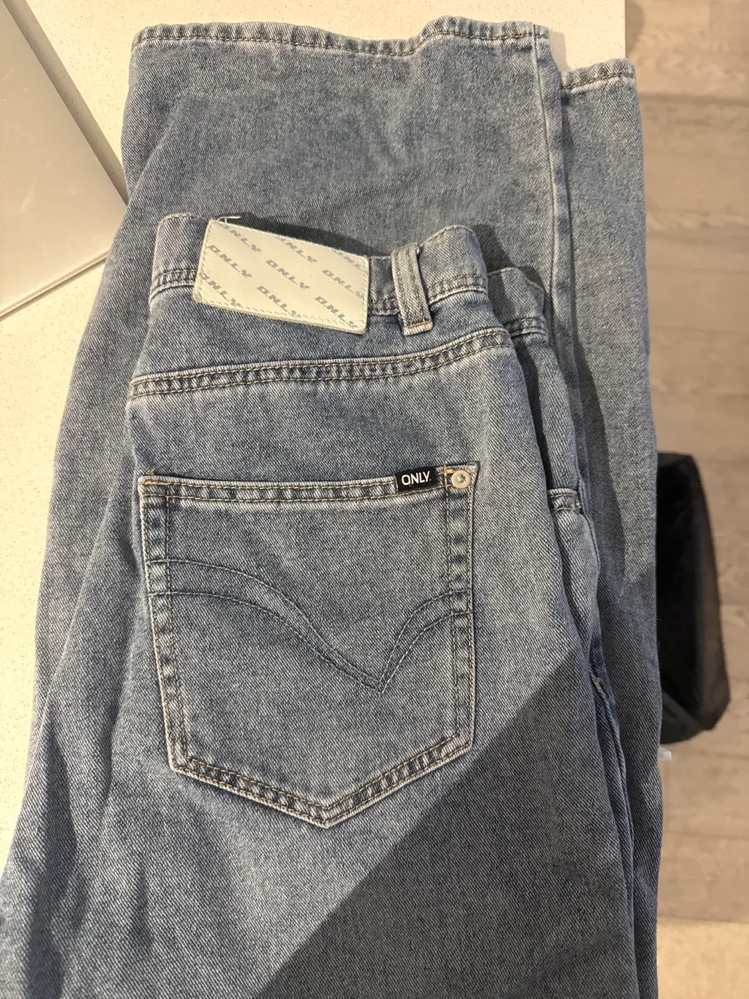 ONLY Light Wash Straight Leg Jeans thumbnail