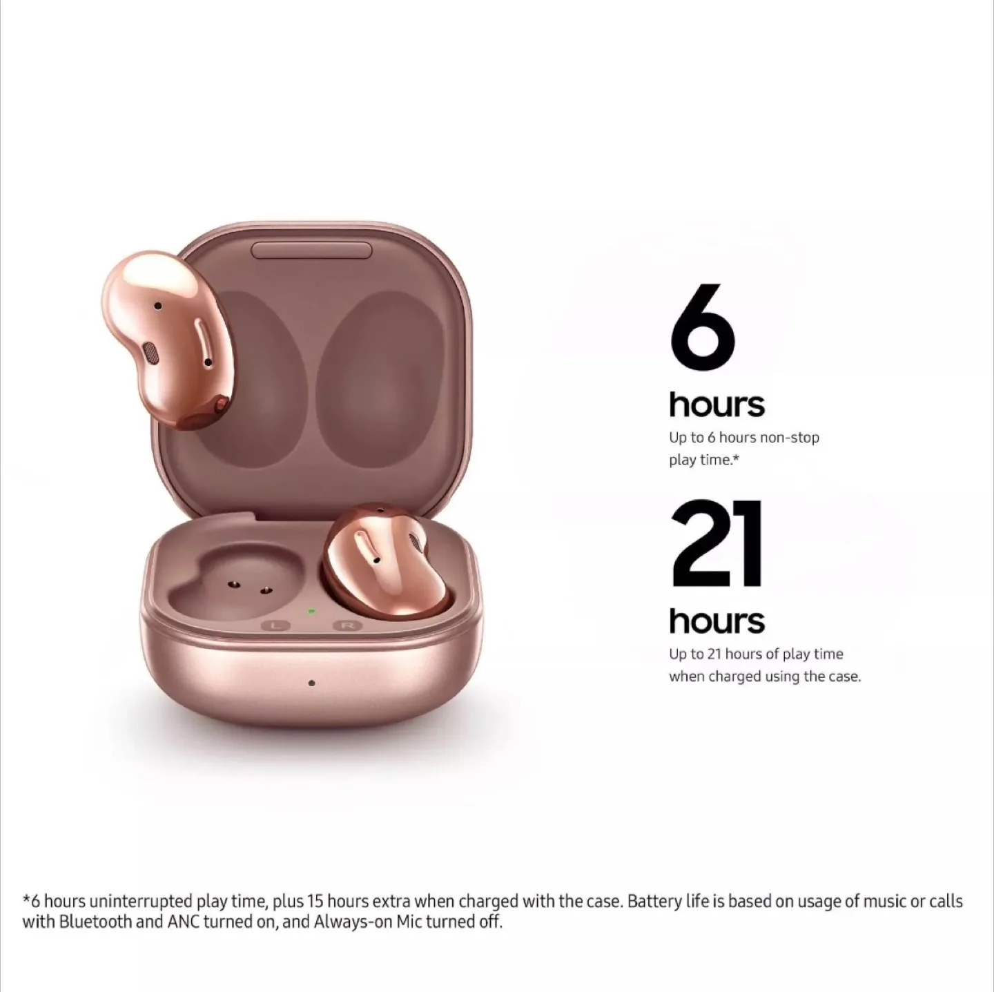 Samsung Galaxy Buds Live Wireless Earbuds - Rose Gold image indicator(2)