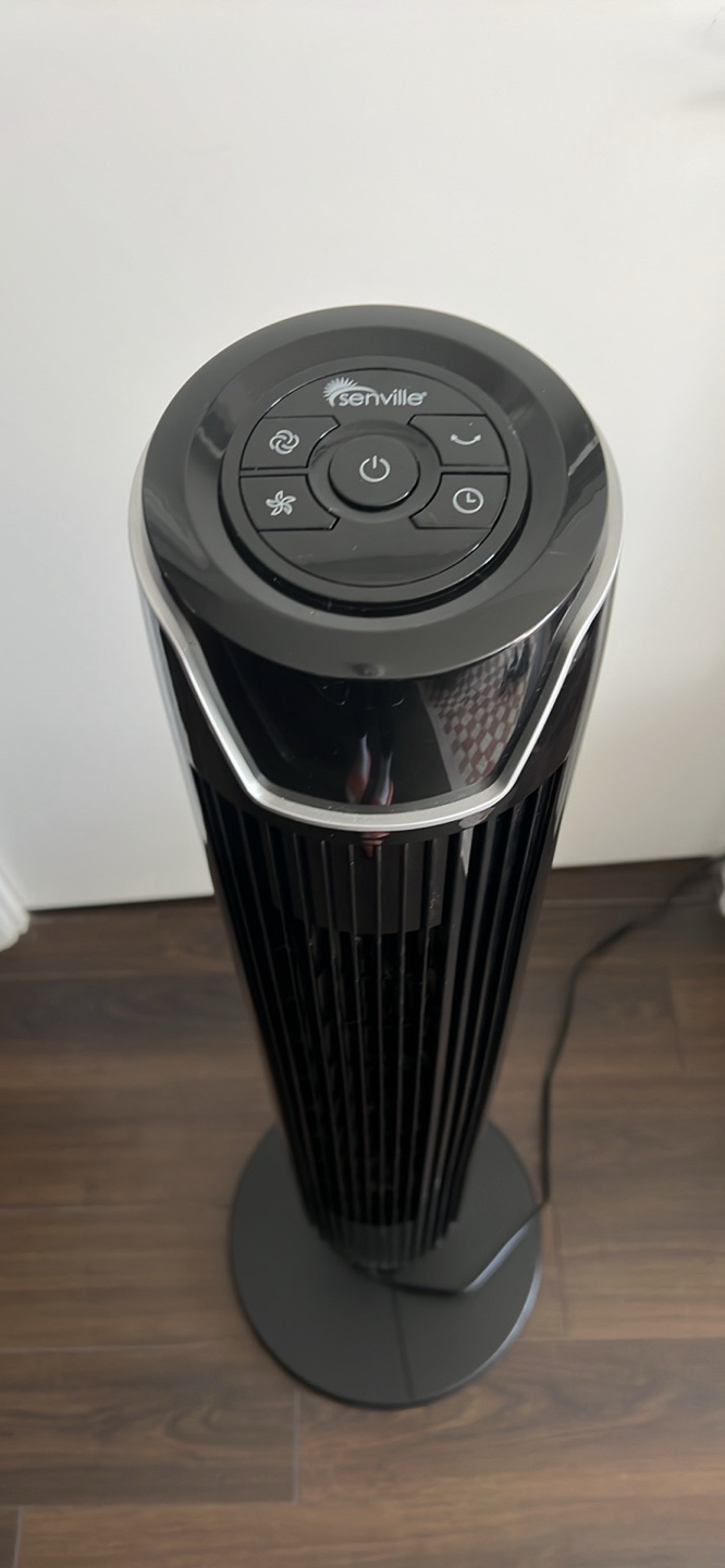 Senvville Oscillating Tower Fan with Remote - photo 2