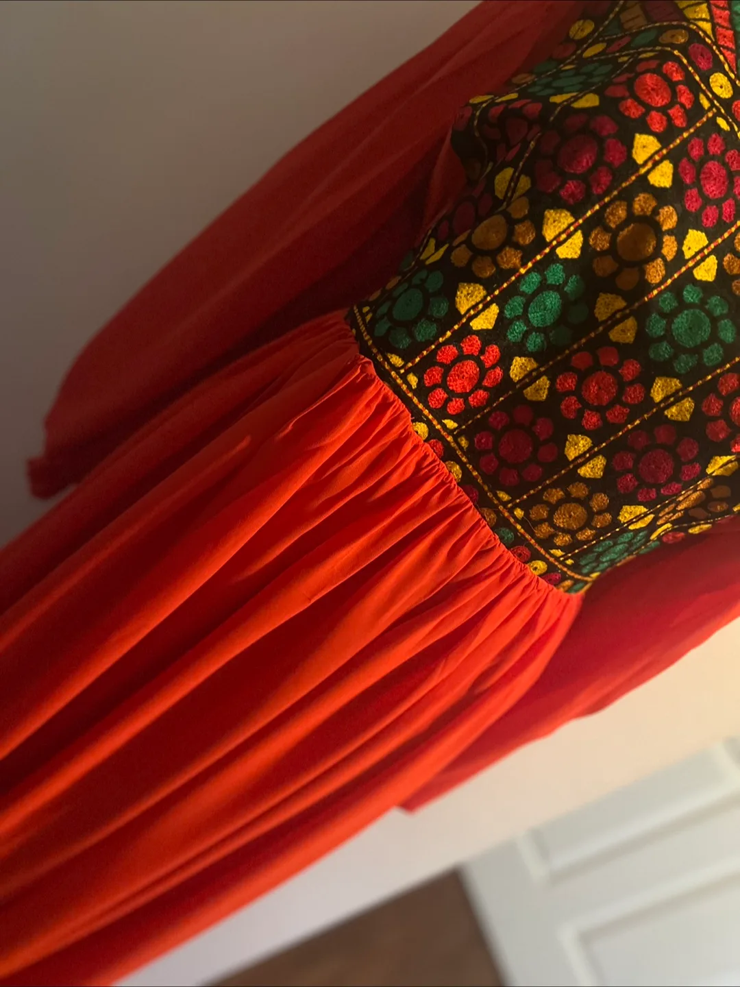 Embroidered Maxi Dress thumbnail