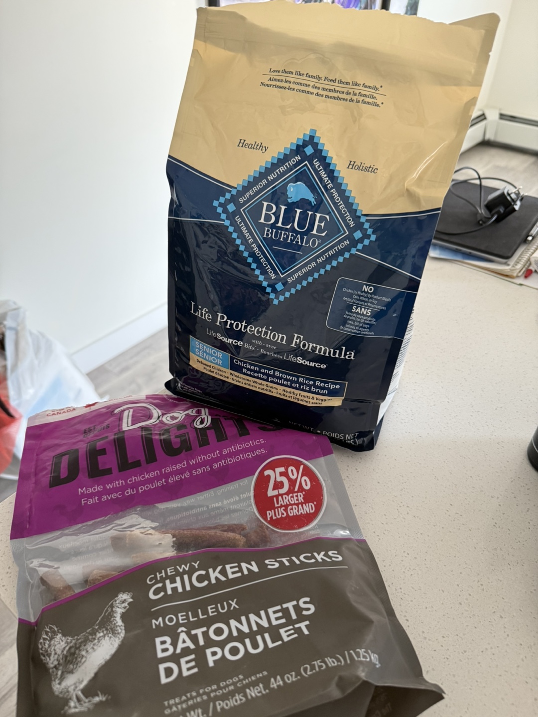 Dog food and treats