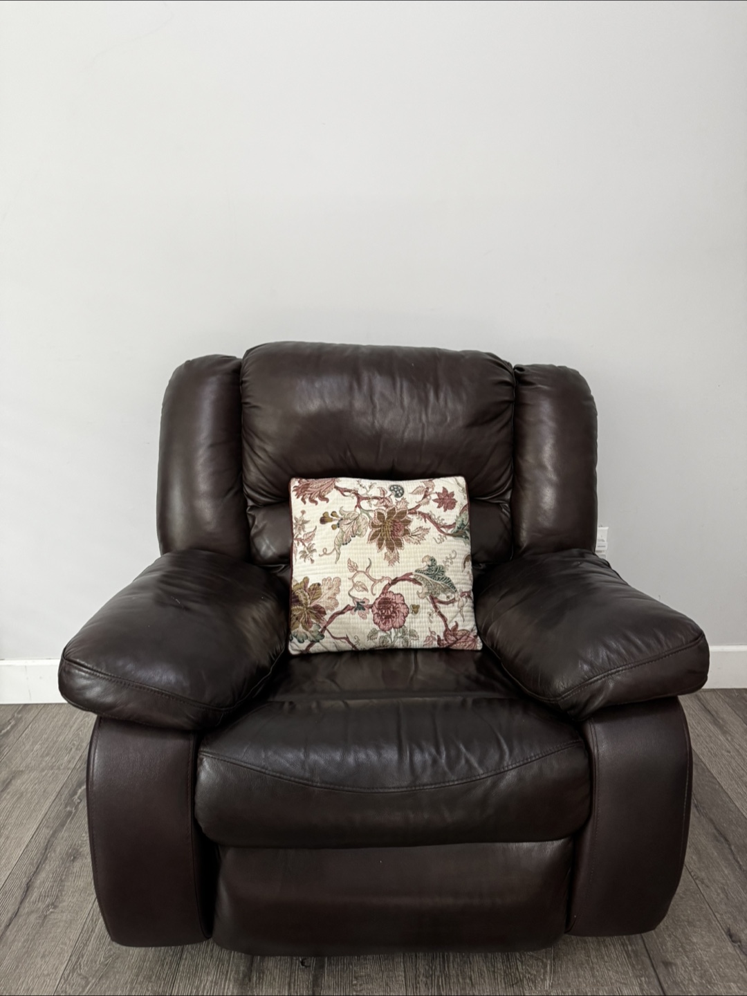 Brown Leather Recliner Sofa Set