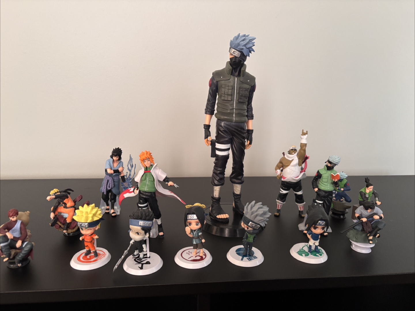 Naruto Collectible Figure Lot - Kakashi and others