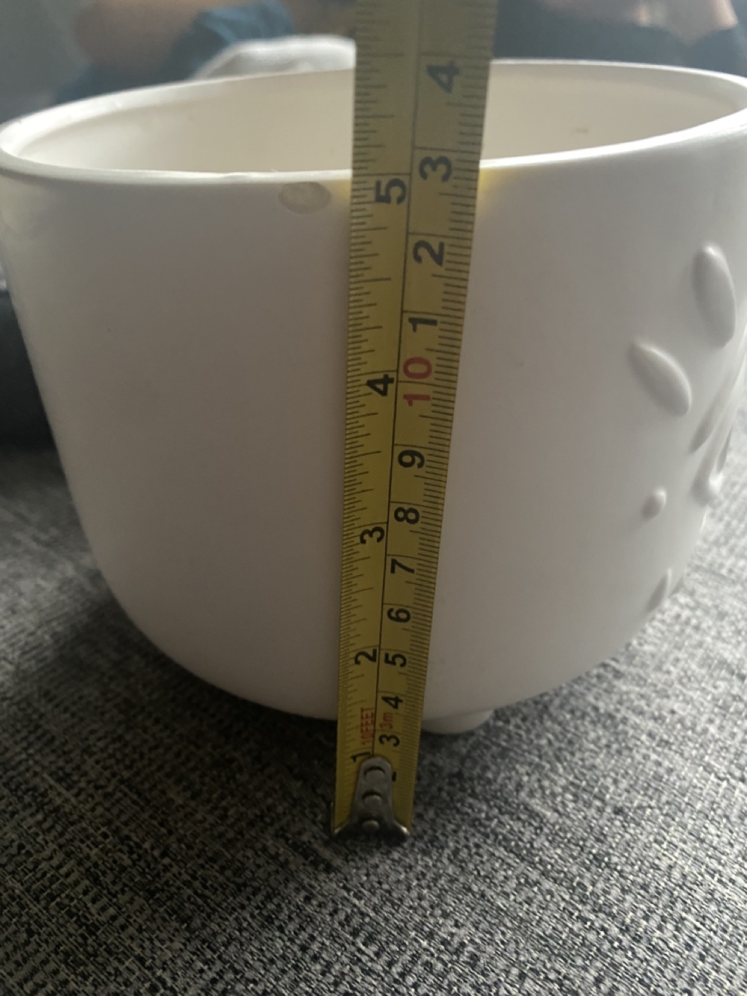 White Planter Pot - photo 3