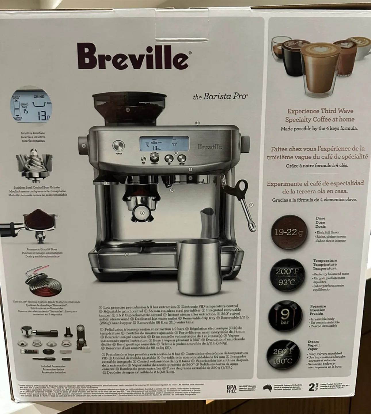 Breville Barista Express Espresso Machine image indicator(6)