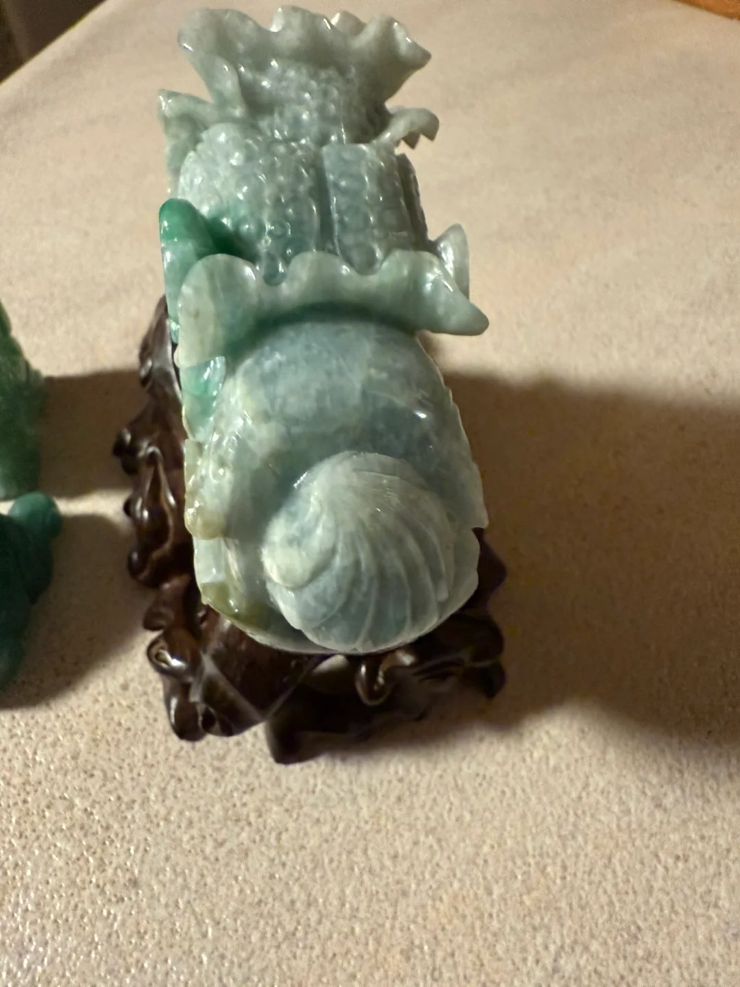 Assorted Collection of Teacups, Mugs, and Jade Carvings image indicator(5)