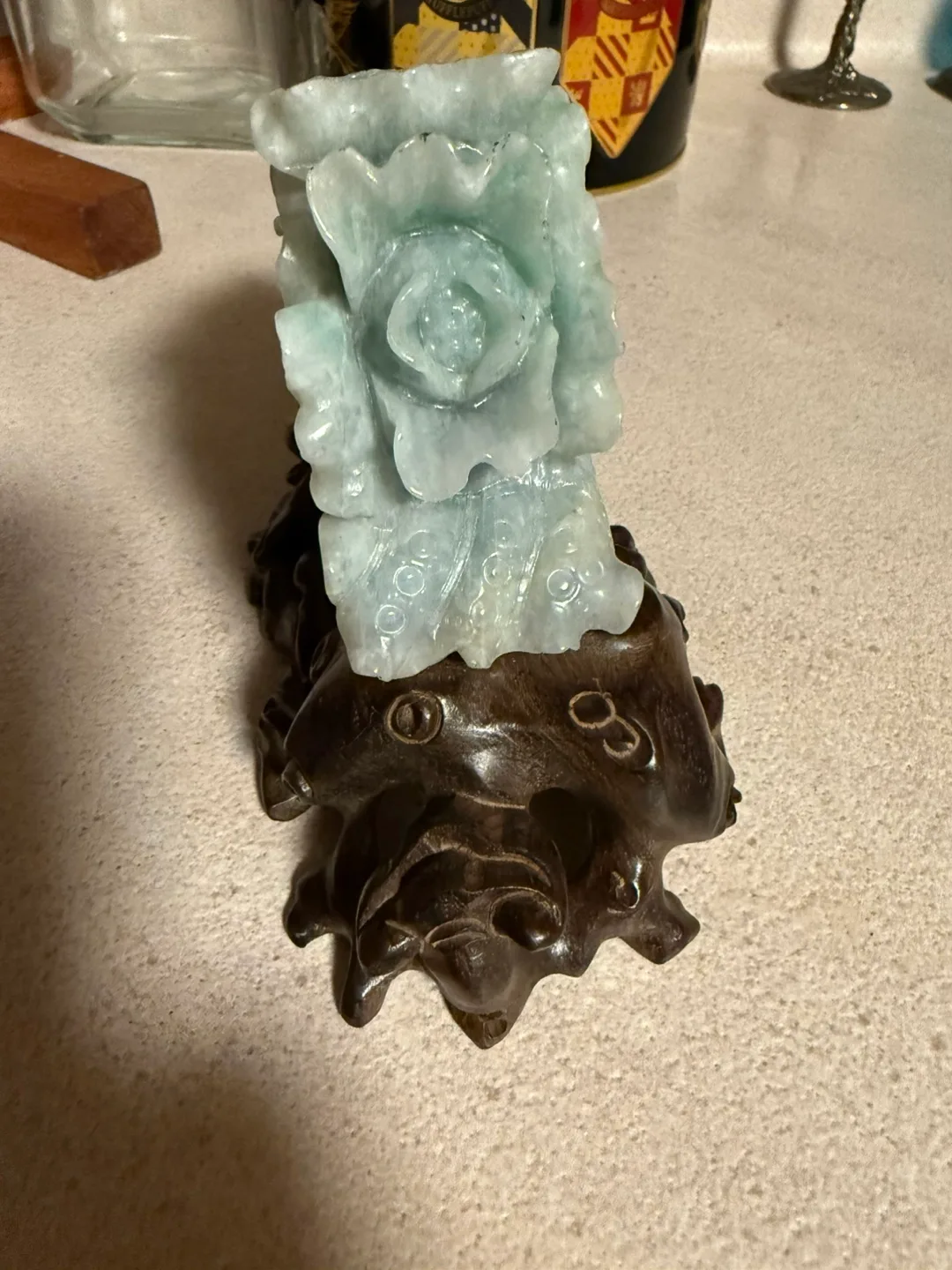 Assorted Collection of Teacups, Mugs, and Jade Carvings image indicator(4)