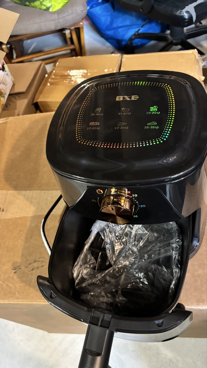 BXE Air Fryer - Black and Gold