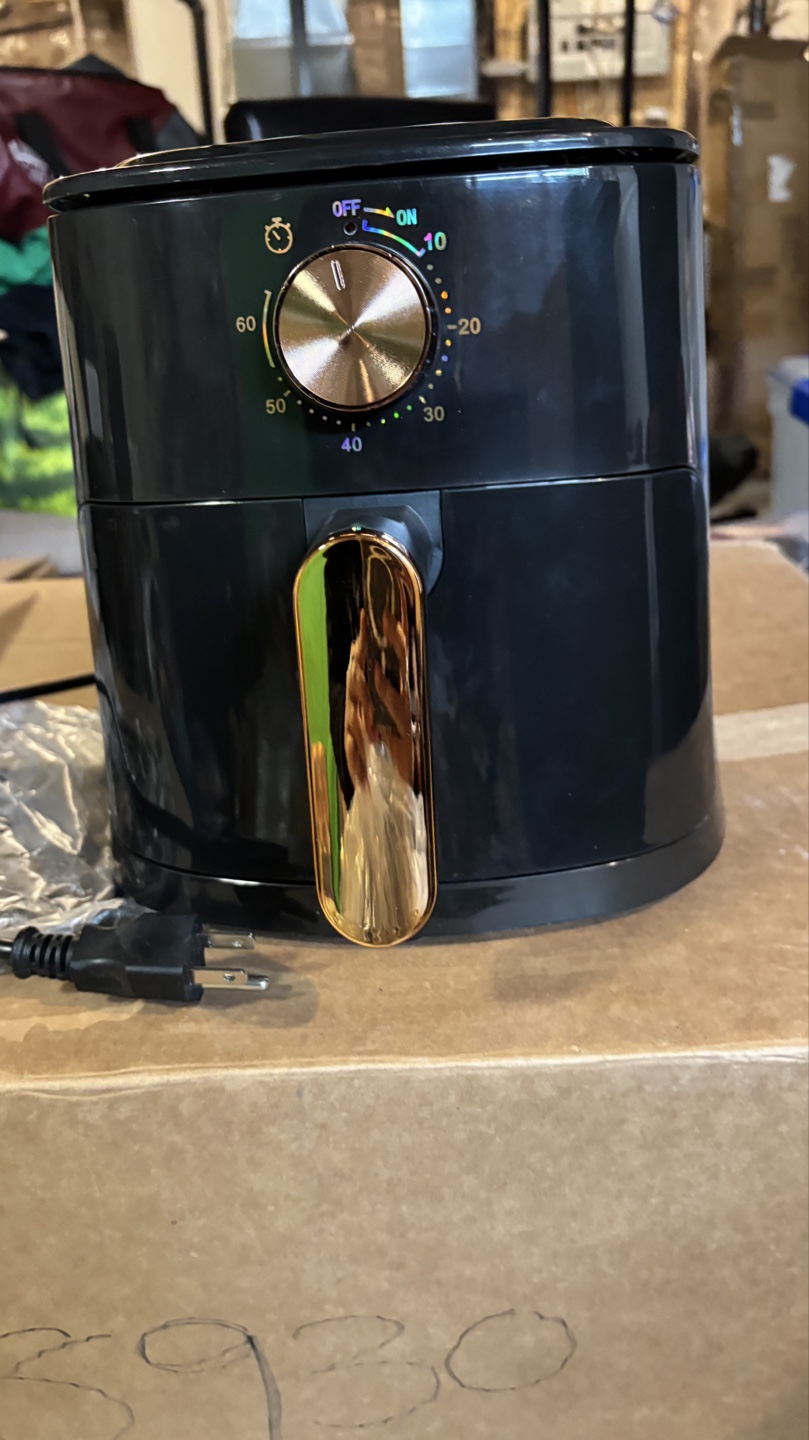 BXE Air Fryer - Black and Gold - photo 3
