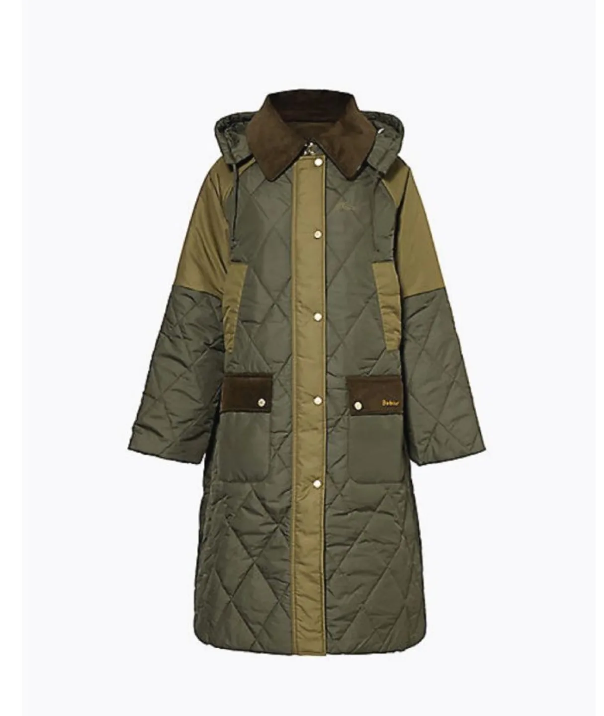 NWT Barbour Cookston Longline Quilted Jacket - size 6 thumbnail
