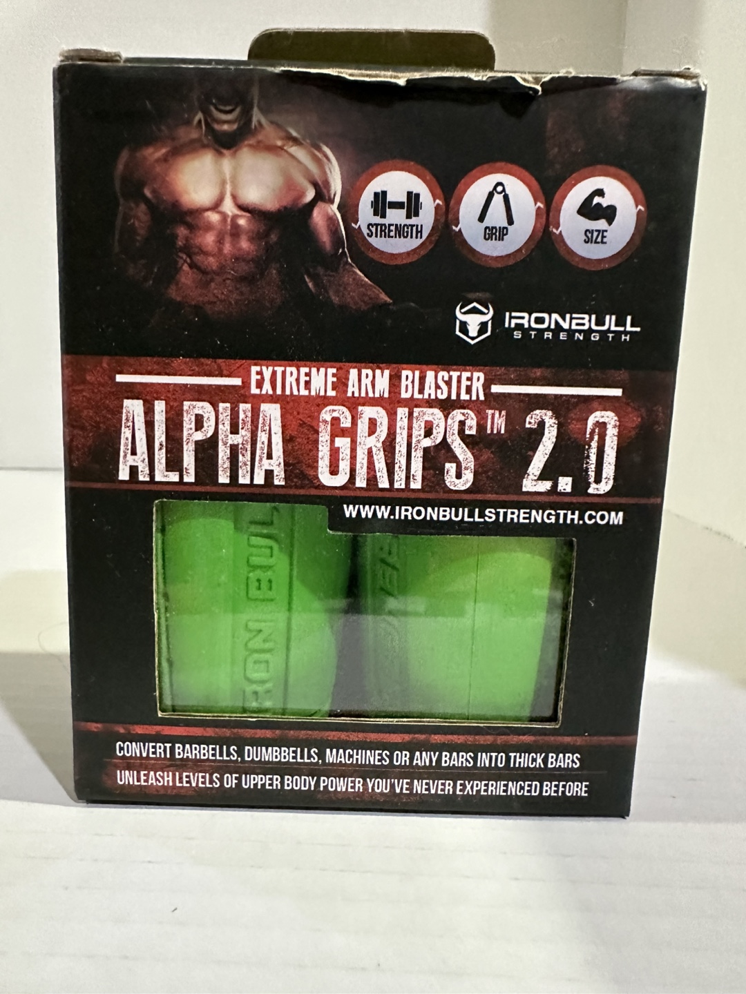 Iron Bull Strength Alpha Grips 2.0 - Extreme Arm Blaster