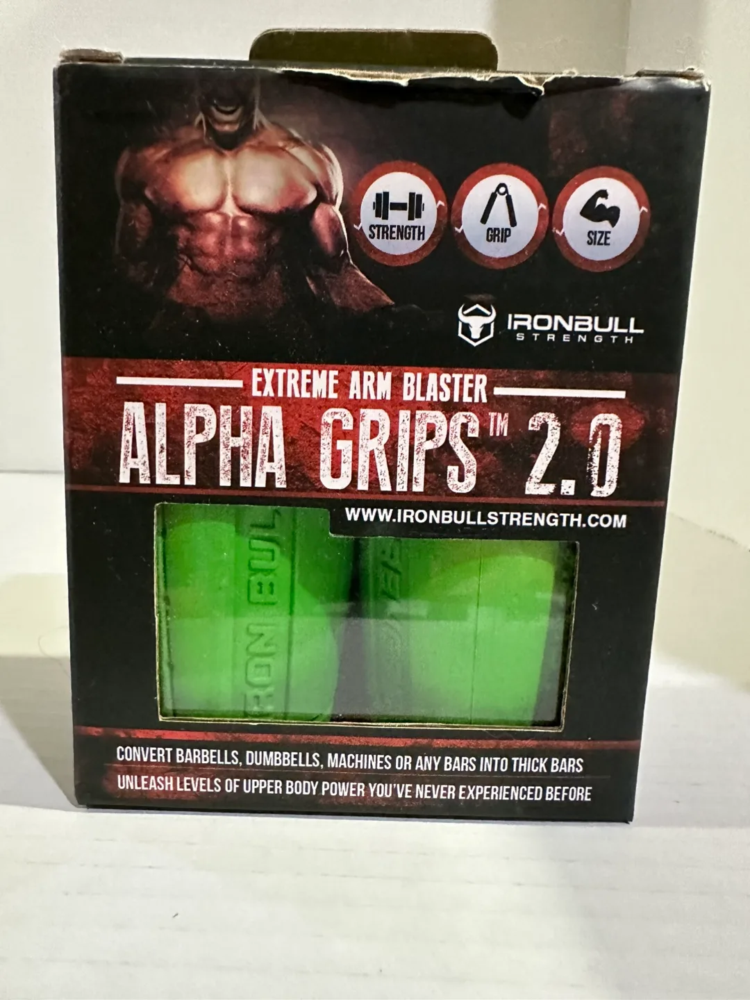 Iron Bull Strength Alpha Grips 2.0 - Extreme Arm Blaster thumbnail