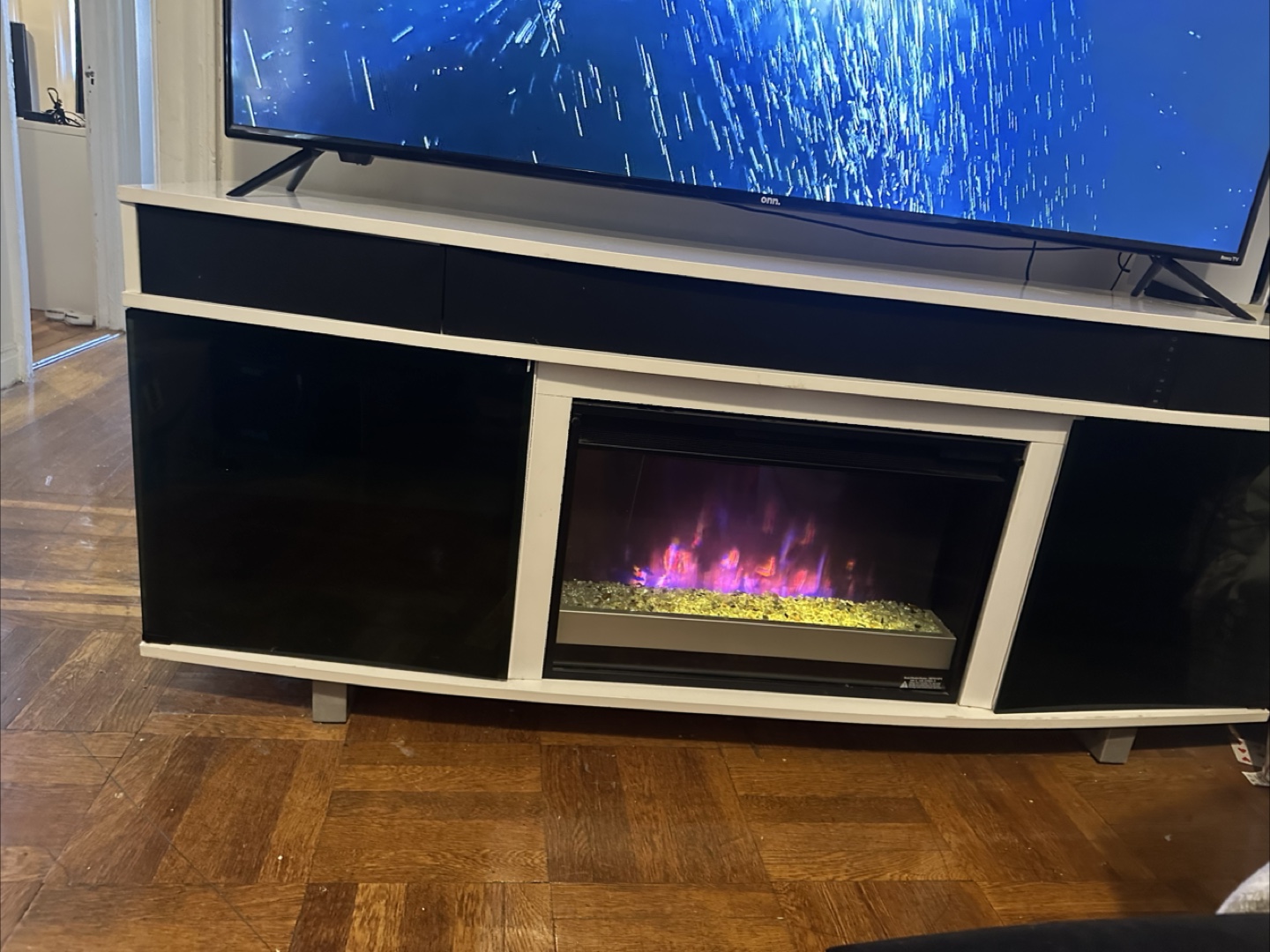 TV Stand with Electric Fireplace - photo 3