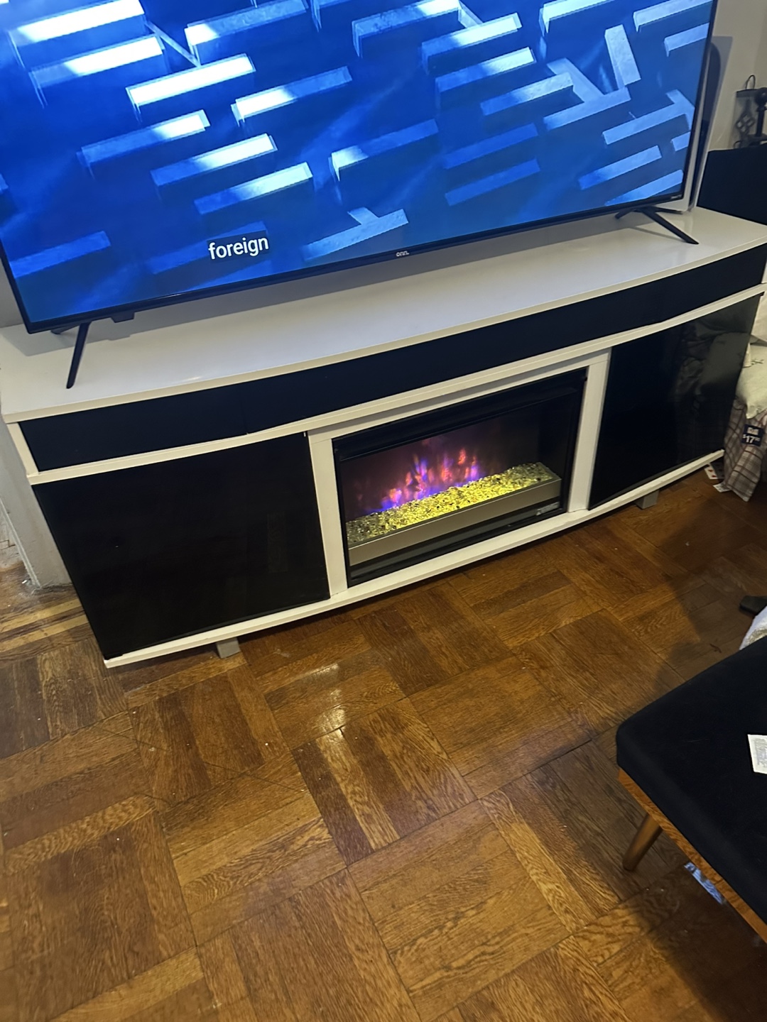 TV Stand with Electric Fireplace - photo 2