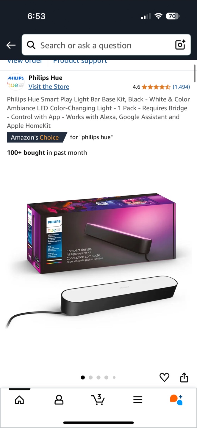 Philips Hue Play Light Bar - photo 2