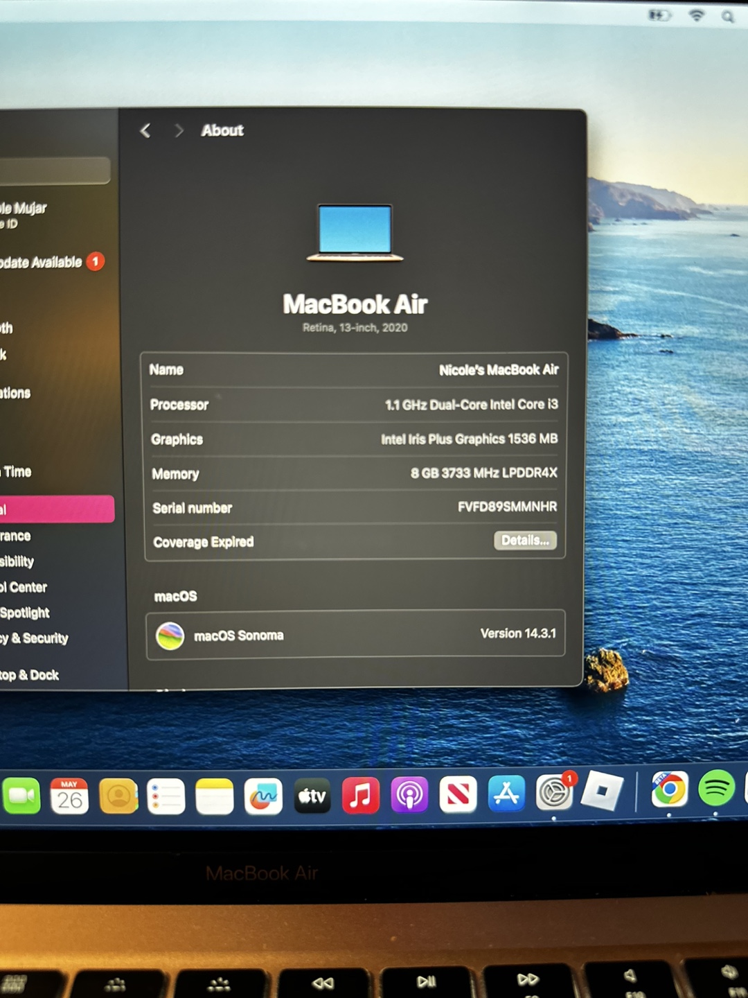 Apple MacBook Air 13-inch 2020 Gold - photo 5