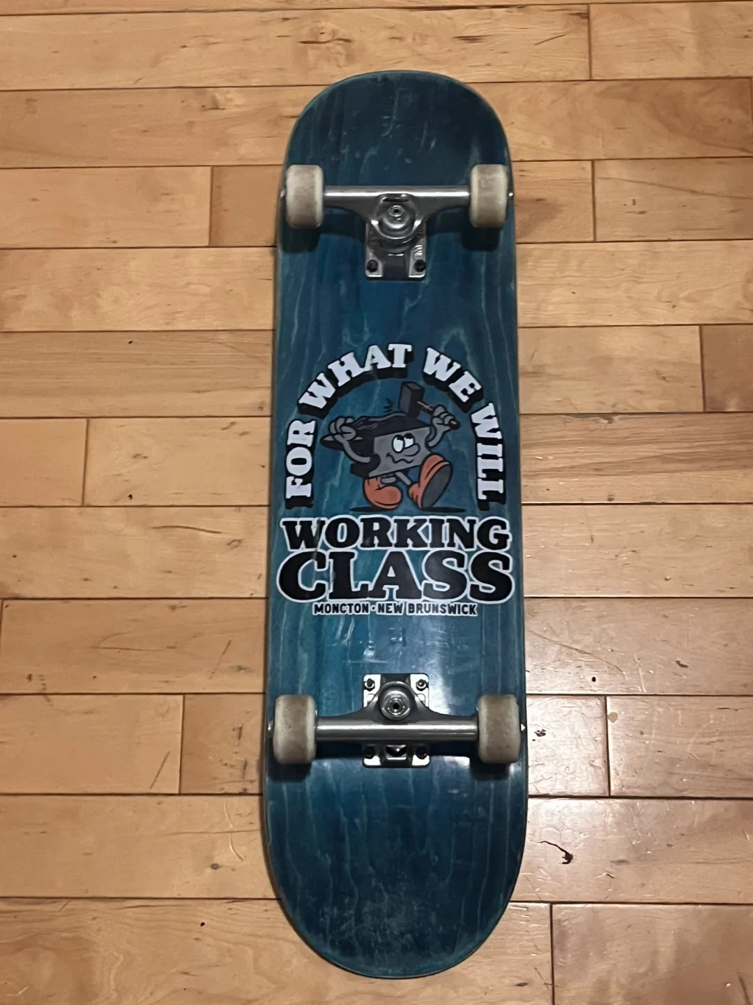 Working Class Skateboard Deck - Moncton, New Brunswick thumbnail