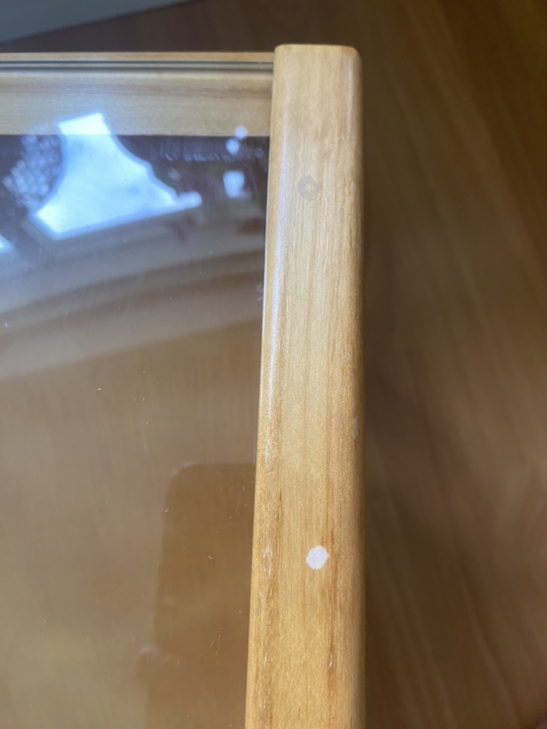 Mid-Century Modern Table with Glass Top - photo 3