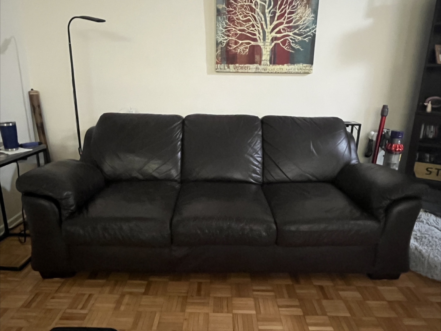 Leather Couch #freecycle